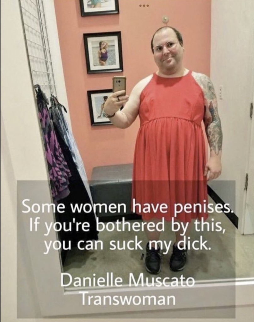 ChantelleA33696's tweet photo. 🤢🤢 NO women have dicks. Fucking parasite!! https://t.co/24jljQIx0t