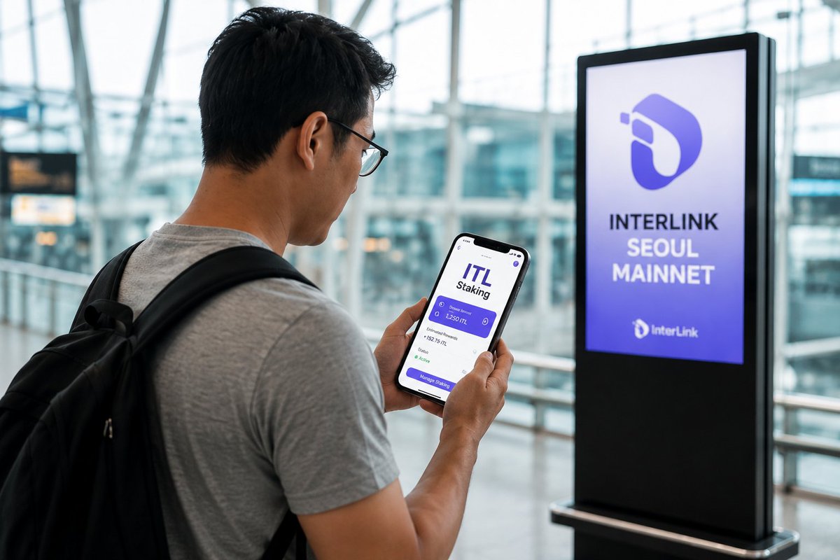 K1490371K's tweet photo. Global Travel Meets Borderless Finance ✈️
InterLink Seoul Mainnet Is Officially Live 🌐
Secure Your Wallet &amp; Manage ITL Staking Anywhere 📱
#InterLink #ITLG #ITL #InterLinkSeoulPrivateMainnet 
@chakri_prince11 @reina_itl @kv_interlink https://t.co/c1bZkYzMBS