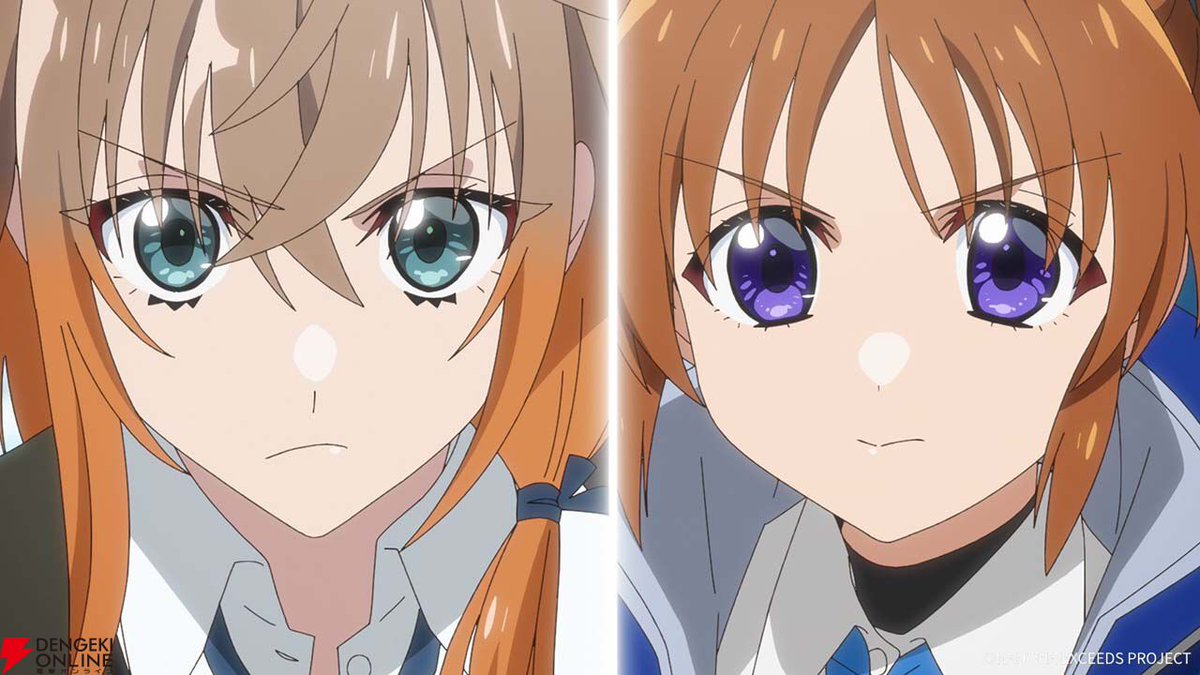 dengekionline's tweet photo. アニメ『なのはEXGV 』第2話“国連調査機関EXCEEDS／魔人狩り”のあらすじと先行カットが公開
https://t.co/wpIW1stTEf

なのはににスカウトされたシイナは、EXCEEDS総督・八神はやてから“世界を救う方法”を聞く https://t.co/NY4nJL7mbc