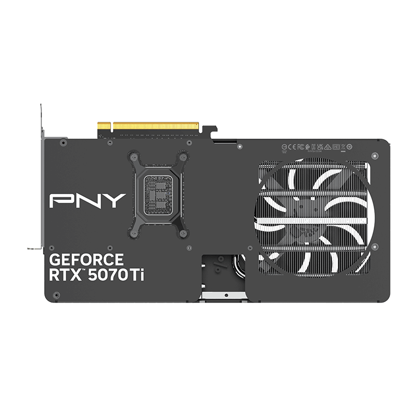 TSUKUMO_HONTEN's tweet photo. 【本店2F】
#ツクモ新製品
PNY
GeForce RTX 5070 Ti 16GB OC SLIM
税込216,800円

待望のスリムコンパクトモデルが新登場！
2スロット厚&amp;ボード長290mm
小型PCに���組み込みやすいサイズ https://t.co/tezq9mxRD6
