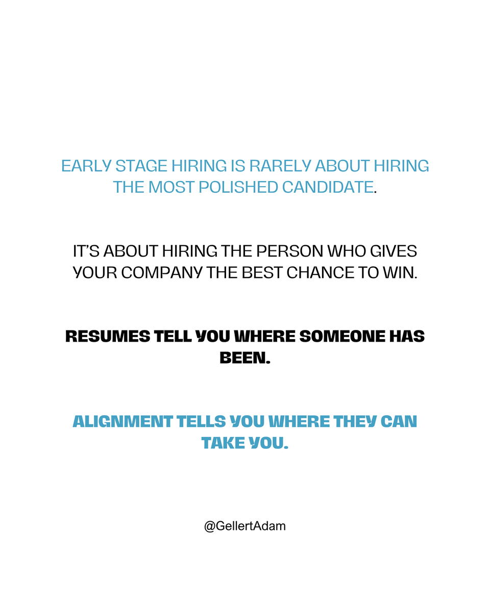GellertAdam's tweet photo. One of the hardest hires in a startup is the first sales hire.

You’re not just hiring someone to sell.

You’re hiring someone to replace founder led sales.

Recently we helped a founder make that hire for a PropTech startup in Toronto.

#recruiting #talentacquisition #founder https://t.co/ic6pxd7iwU