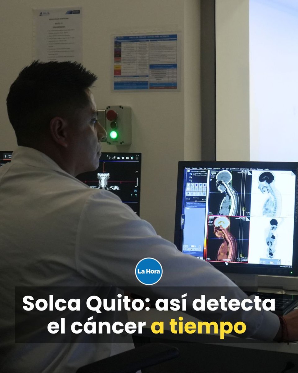 lahoraecuador's tweet photo. Un nuevo Centro de Medicina Nuclear con PET Scan, un tomógrafo de alta resolución y estudios de mapeo genómico permiten a Solca Quito identificar el cáncer en etapas tempranas y diseñar tratamientos según el perfil genético de cada paciente 🧬🎗️. 👉 https://t.co/4OpVZMmq5h
(P) https://t.co/eqogbp5K2Z