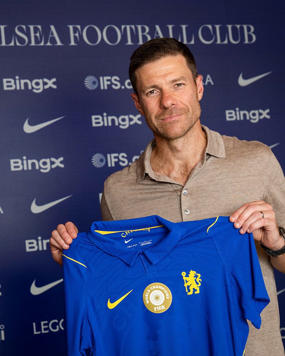 FabrizioRomano's tweet photo. 🔵👋🏼 Xabi Alonso: “The potential of the team and squad made me really excited”.

“It’s beautiful to find a squad to work with, create a football idea, bring excitement to the stadium and connect with the fans”. https://t.co/hCkPS29GTw