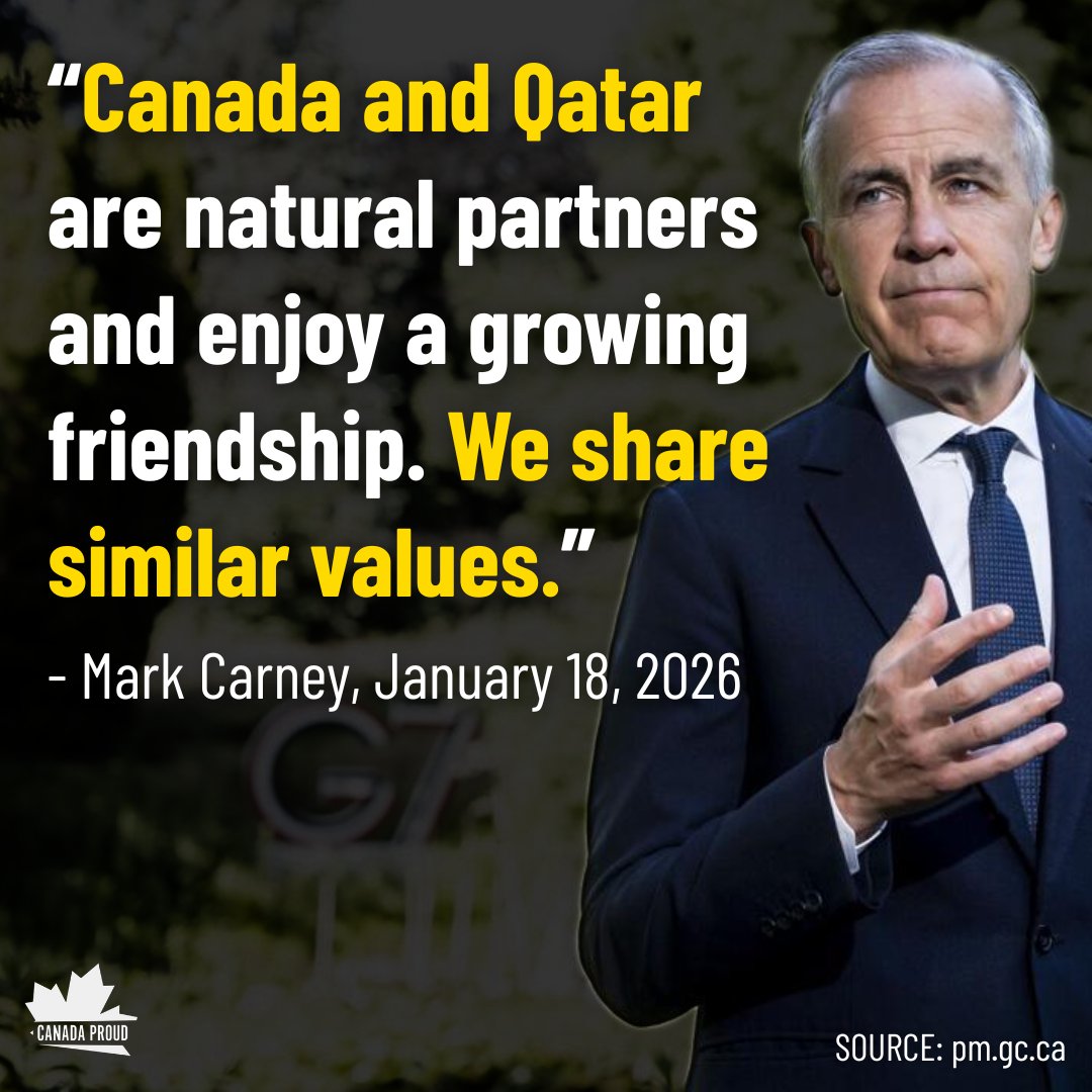 WeAreCanProud's tweet photo. Qatar is a theocratic absolute monarchy where slavery is still practiced.

What "values" does Mark Carney think we share with them? https://t.co/T96cIMy8Ef