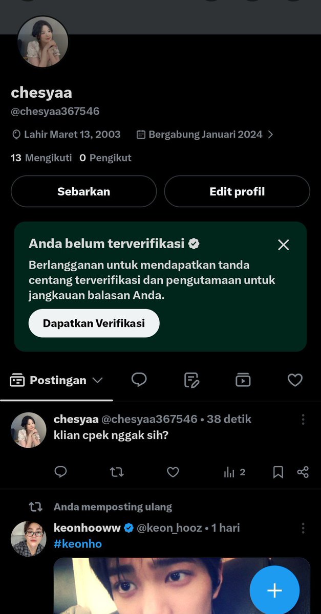 micheldtp's tweet photo. READY ACC X

🍒Y24
🍒Verifikasi gmail
🍒Free gmail data lengkap
🍒Bisa ganti usn/ username

💸harga?? 
16.000IDR/akun

  https://t.co/7UzmdcFeZE
langsung order ke wa kak 🤍
boleh chat dulu klau mau liat akunnya kak https://t.co/Sz37wx4ZcT