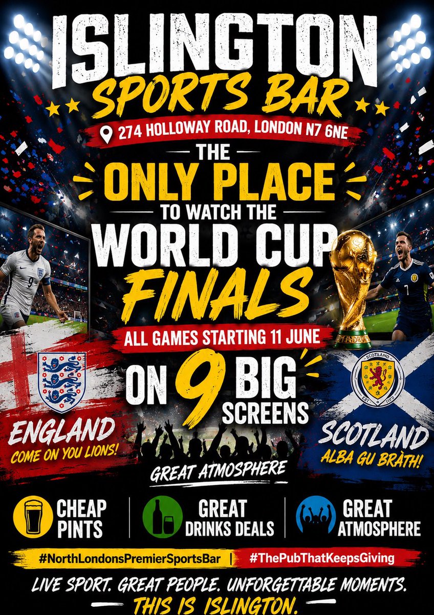 islingtonsport1's tweet photo. As well as France v Morocco LIVE on 9 BIG SCREENS we have our WORLD RENOWNED FREE POOL COMPETITION TONIGHT #ThePubThatKeepsGiving #NorthLondonsPremierSportsBar #No1ArsenalPub #AirConCapitalOfHolloway https://t.co/nr6mUhnD1l