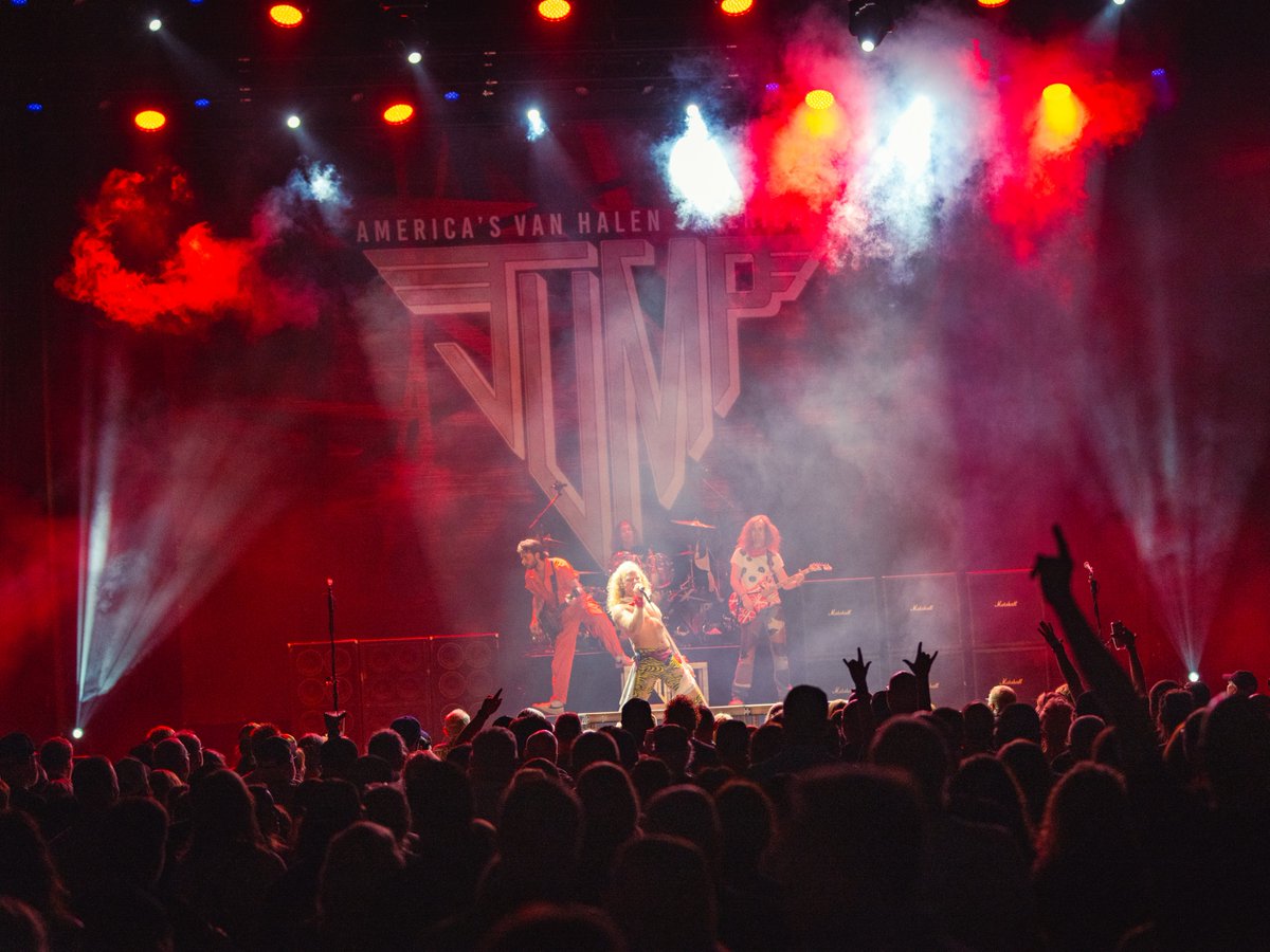 HollywoodGC's tweet photo. Jump America's Van Halen Experience is coming to the stage on Saturday, November 14!🎤 Presale tickets are on sale now! Get your tickets at https://t.co/KeEbo61dzM code VHE2026 🎫 https://t.co/ds8KfcyGtj