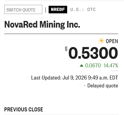 dgrice979's tweet photo. NREDF is gaining momentum, and I’m watching for continuation from these levels. 

#omegle #nolimits #momson $CRE $AHMA $WBX https://t.co/QTWIoItl5a