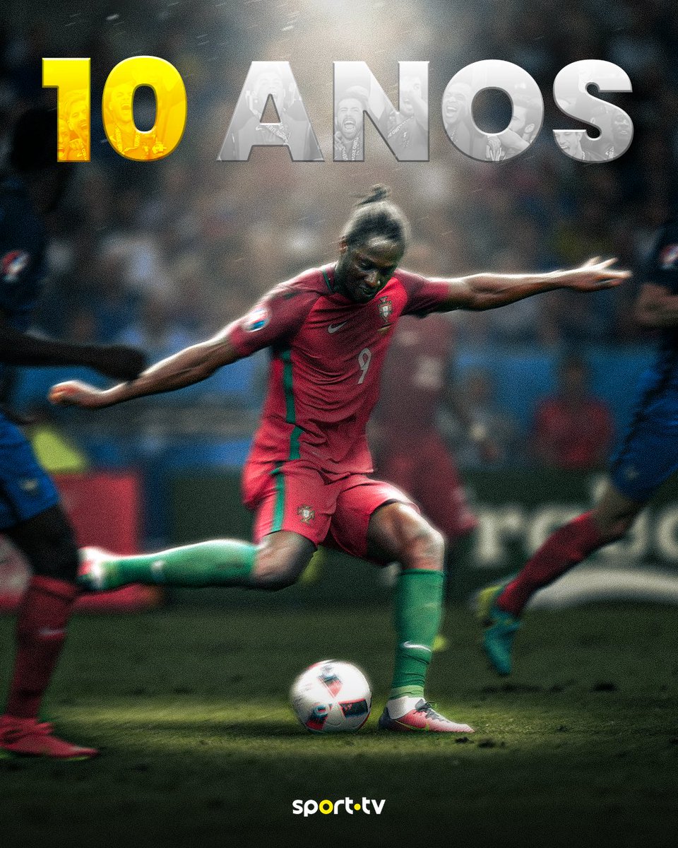sporttvportugal's tweet photo. Faz hoje uma década que Éder deu uma enorme alegria a 11 Milhões de portugueses 🥹🇵🇹

#sporttvportugal #Portugal https://t.co/wWLOtRdLrV