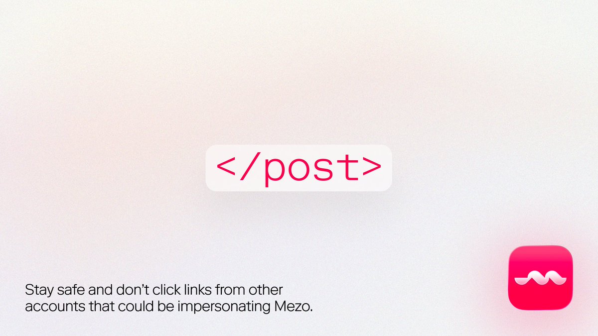 Mezo tweet media