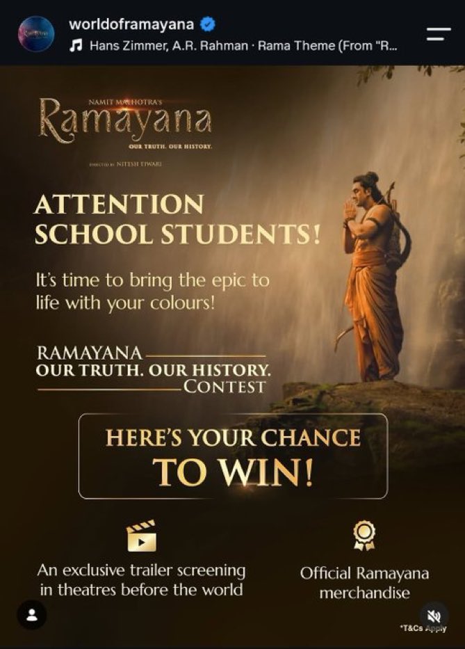AksP009's tweet photo. #Ramayana count down begins
Excited 🔥 https://t.co/QEnZRqpArf