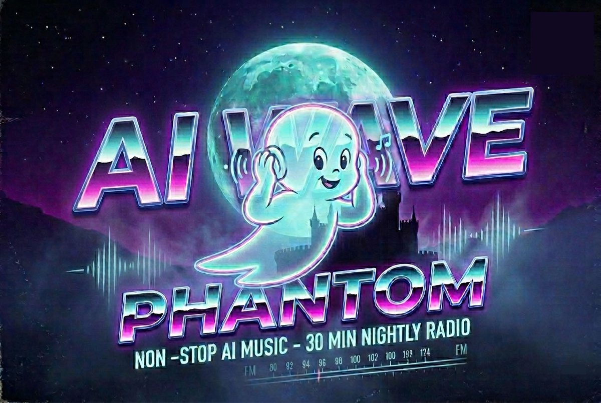 Office_441's tweet photo. AI Wave Phantom - Non Stop Music - 

AI Wave（AI Music）をノンストップでお届けする30分。

今宵は、Radio Talkに出没！
https://t.co/sngEaCl7A5 https://t.co/4QQs19wYuc