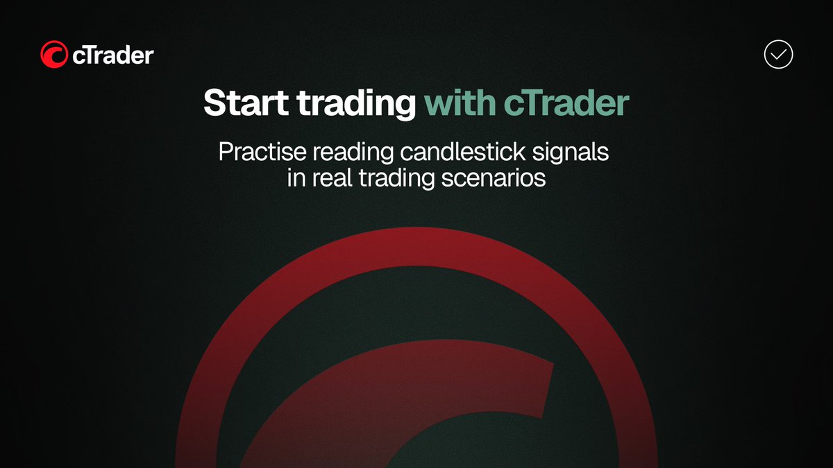 cTrader's tweet photo. Candlestick Trading Patterns: 5 signals every trader should know 📊

Candlesticks aren't just pretty charts - each one tells the story of the battle between buyers and sellers, and their combinations can hint at where price might head next.
In this carousel, we break down the key reversal and indecision patterns:

🟢 Engulfing — a strong signal of a potential trend shift
🟠 Harami — the calm before a possible reversal
✚ Doji — the market caught in two minds
➕ Spinning Top — consolidation after a strong move

👉 Follow us and discover more content that helps you navigate cTrader with confidence.