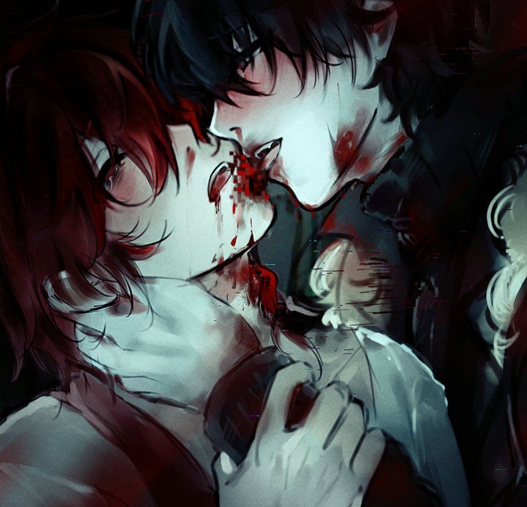 Mirea_v's tweet photo. " Am I making you feel sick? " 
#kuroaka #maenoaki #ZENOremake https://t.co/rOHV2vhRua