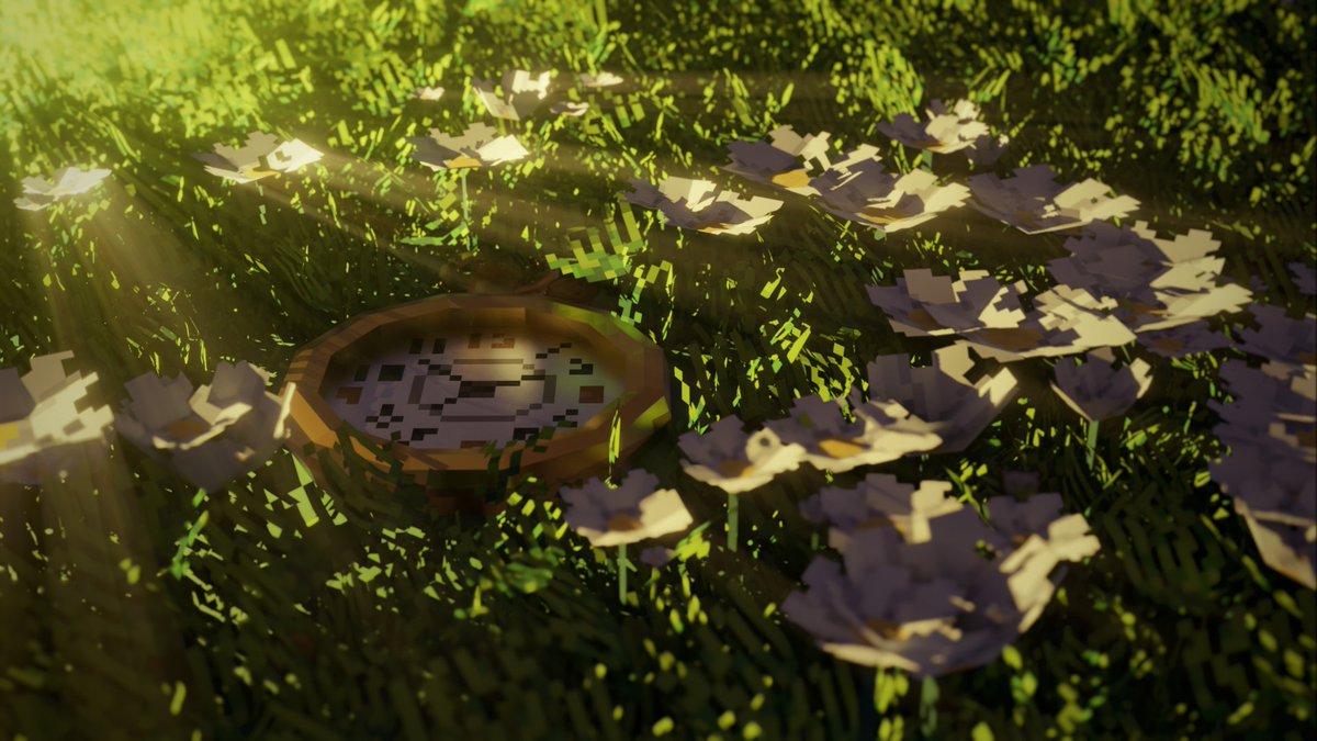 solanumespe's tweet photo. Gazing into the quiet plain,
It seems the time never end,
How delightful,

#pixelart #lowpoly https://t.co/zLHKOmq5tm