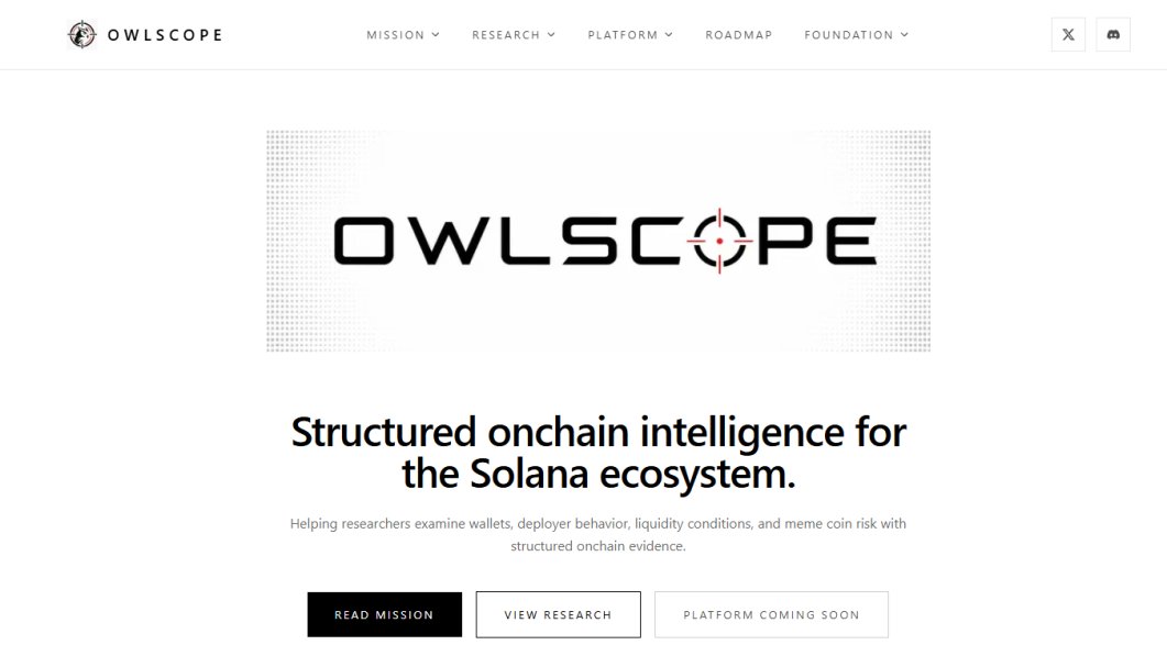 owlscopeAI's tweet photo. Introducing OWL Scope 🦉

Let's take a look at OWLScope:

A platform focused on turning complex onchain data into structured intelligence for the @solana ecosystem, helping builders, researchers, and users make more informed decisions

A thread. https://t.co/bUsO1jShru