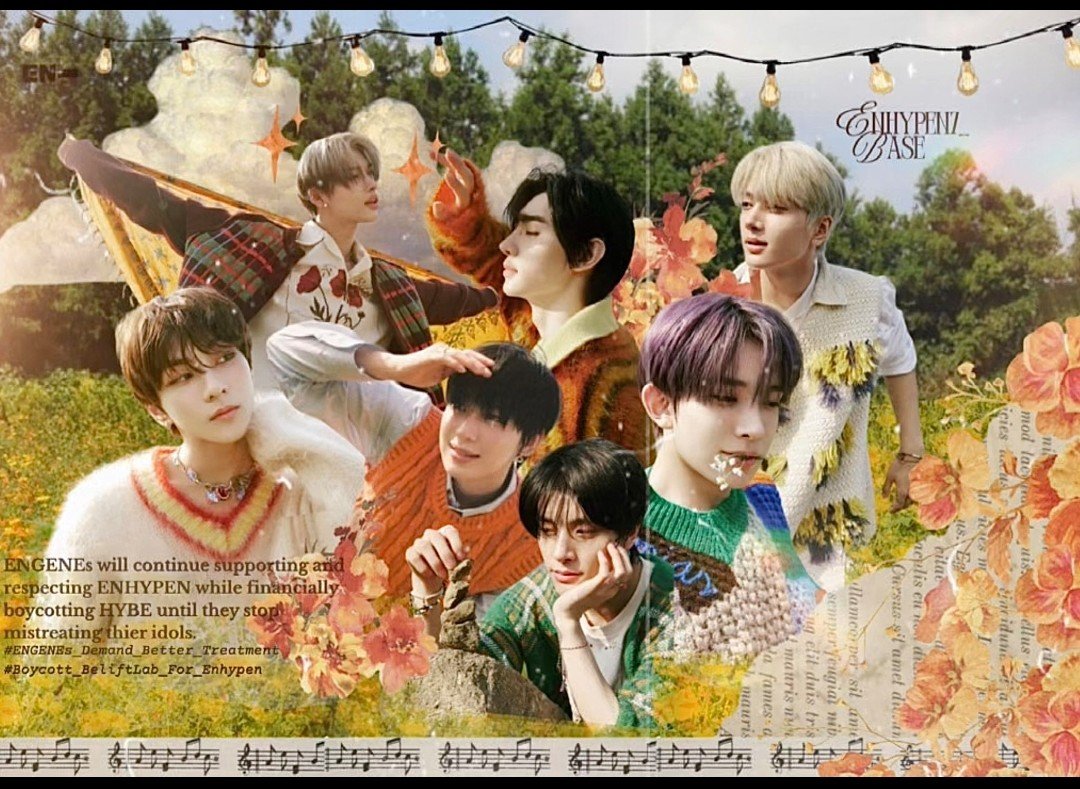 7engeneii's tweet photo. ‼️‼️New Tags ‼️‼️

Engenes will continue supporting and respecting enhypen while financially boycotting hybe until they stop mistreating their idols

#ENGENEs_Demand_Better_Treatment
#Boycott_BeliftLab_For_Enhypen https://t.co/x4VmIy8sQK
