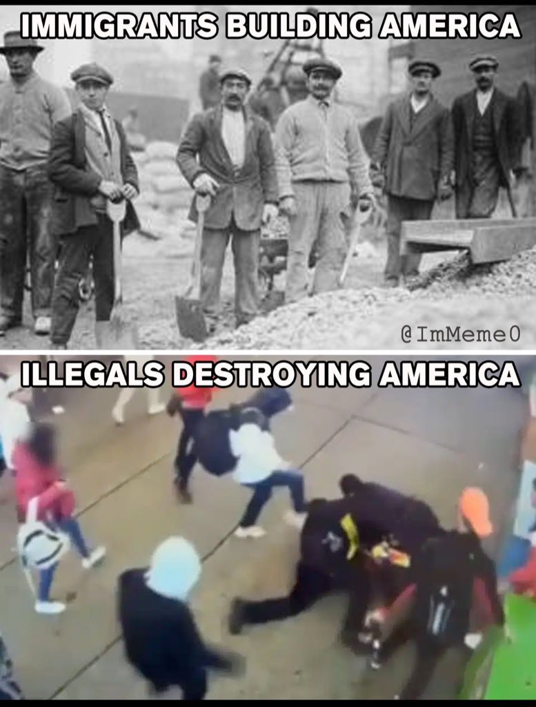 CaliCraftsmanUS's tweet photo. @ginamilan_ My Italian ancestors built New York City, fought communists in WWll and one even went on to work at NASA building Rockets to go to the moon 

The new waive of illegal immigrants are gimmiegrants https://t.co/2EBc6cvqQx