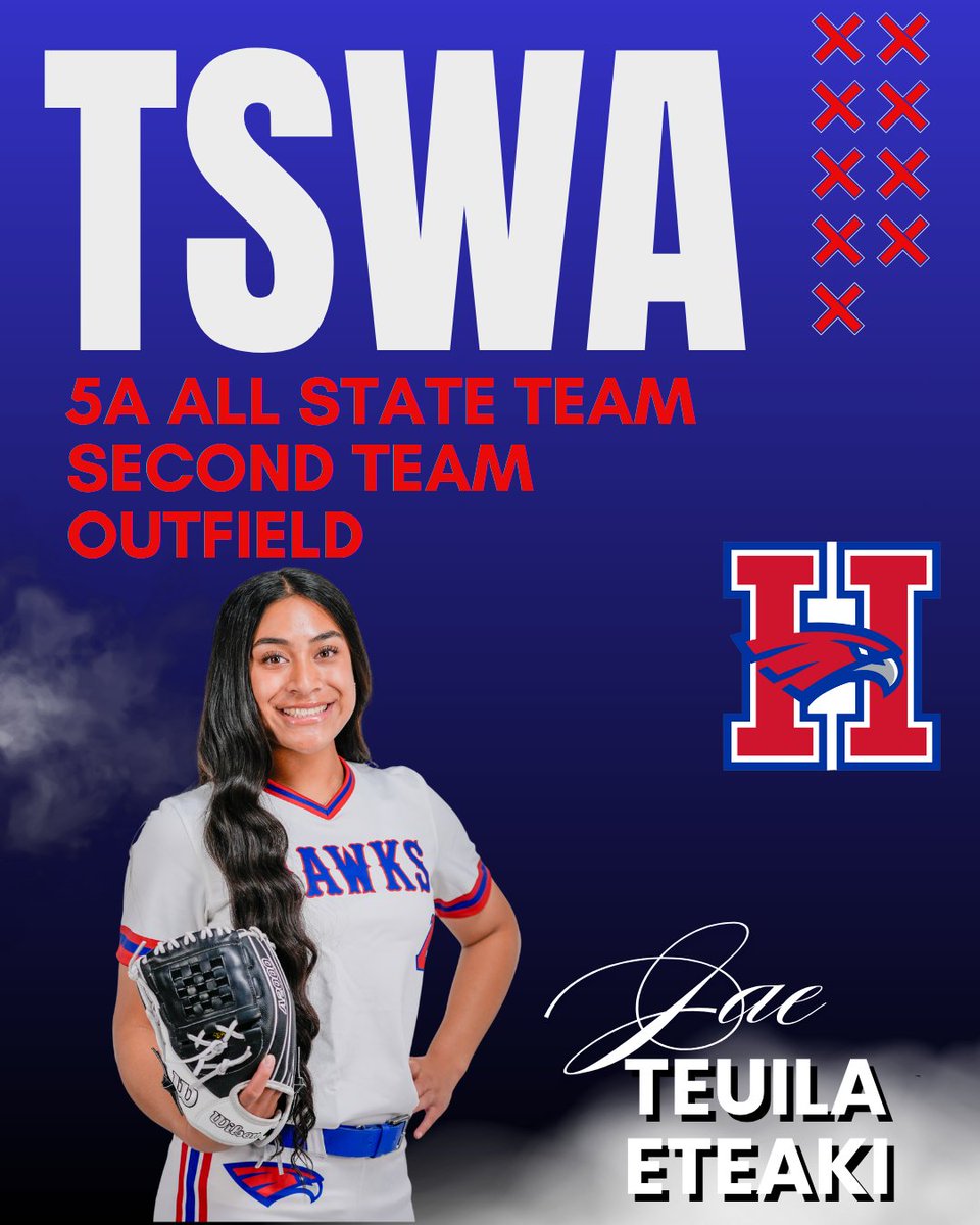 GOHAYSHAWKS's tweet photo. Congratulations to Adelaida and Jae on their selection to the Dave Campbell Texas Sportswriters Association All State teams! @Hays_Hawks @HaysCISD @HaysSoftball https://t.co/z7ZEwk4xws