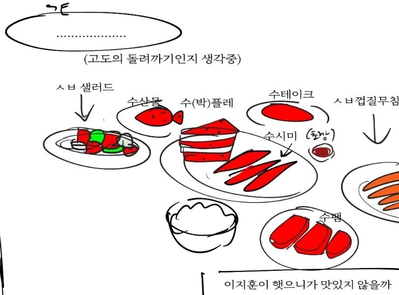 NAGAssibalA's tweet photo. 수박 너무 맛있어서 그림 https://t.co/YybwSm1LS7