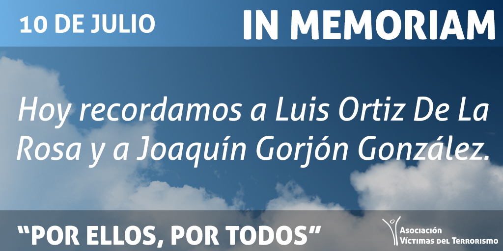 _AVT_'s tweet photo. Hoy recordamos a todas y cada una de las víctimas del terrorismo. "Por ellos, por todos". https://t.co/sEFac7hGNP