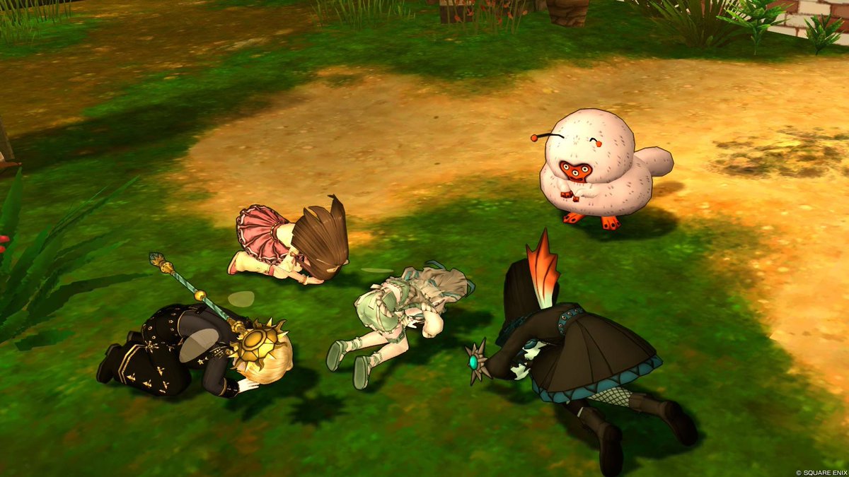 DQX_saki_ha's tweet photo. @mikan8232 @nine_090909 @kiki__dqx_  Dマシーンボコボコにしちゃいましたよ！👊👊👊👊
ご馳走様でした！
新しく仲良しさんにキキさん、よろしくね〜🙂🙂🙂 https://t.co/GTOFyNpHou