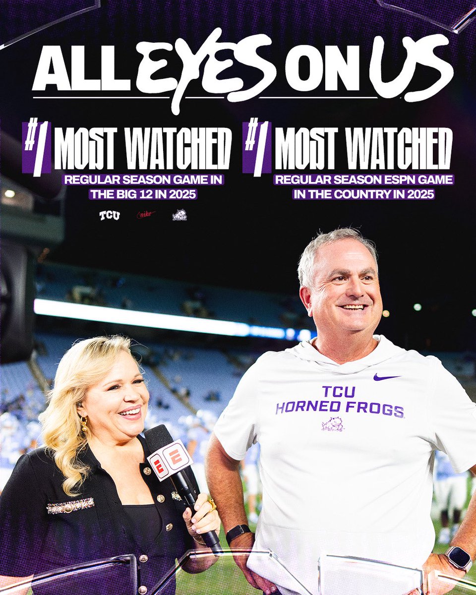 TCUFootball's tweet photo. we have the best fans in the country 🫶 https://t.co/rdqiyoW4Cc