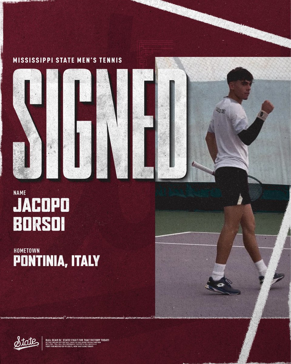 HailStateMT's tweet photo. Dawgs keep loading up‼️

Welcome to Starkville, Jacopo Borsoi!! https://t.co/jvWjUqjHV4