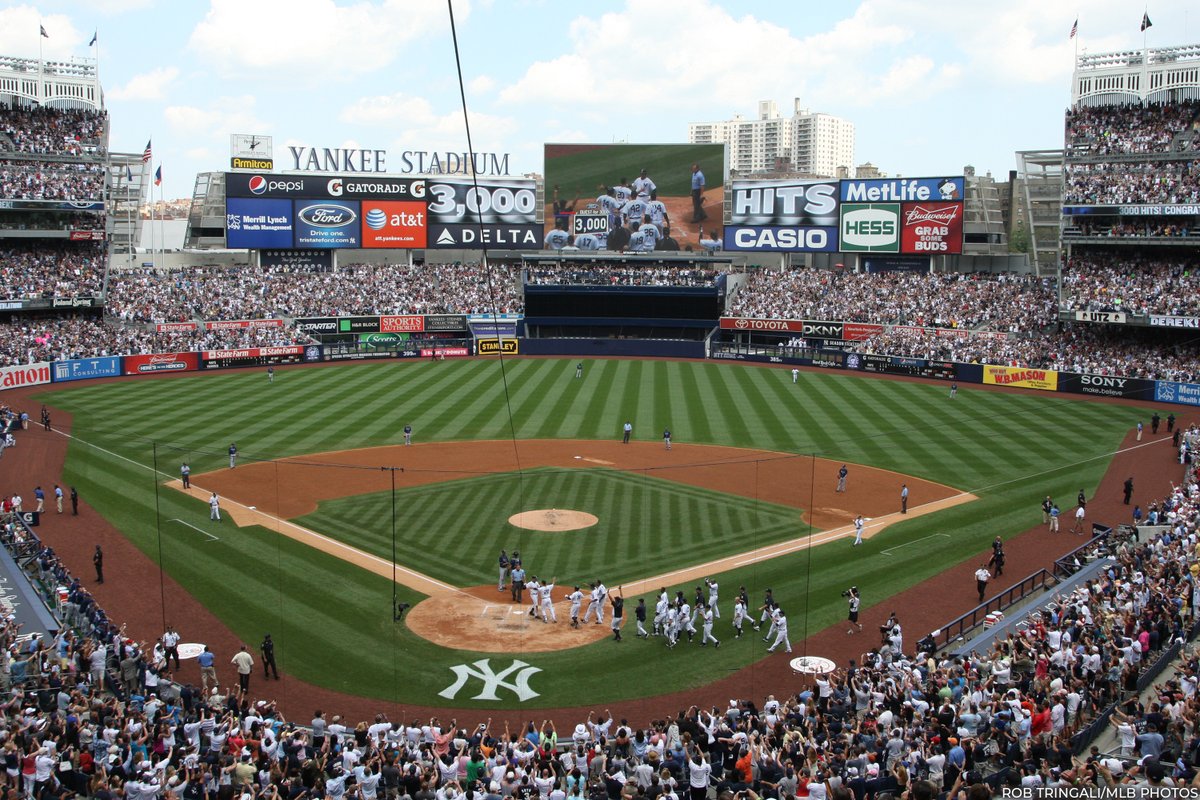 baseballhall's tweet photo. Where were you 15 years ago today when @derekjeter notched his 3,000th career hit in dramatic fashion? https://t.co/4mdt1d3WQ7 https://t.co/kP55MnAXvg