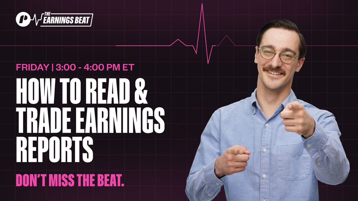 TradeThePool's tweet photo. Earnings season is coming. Don’t trade it blind.

This Friday, @SteveTeilmann is going live for a special webinar🔥 
How to Read & Trade Earnings Reports
Friday | 3:00–4:00 PM ET

Learn what to look for, how to read the reaction, and how to stay on beat this earnings season.

Don’t miss the beat. 
https://t.co/PVfxH0nnw6