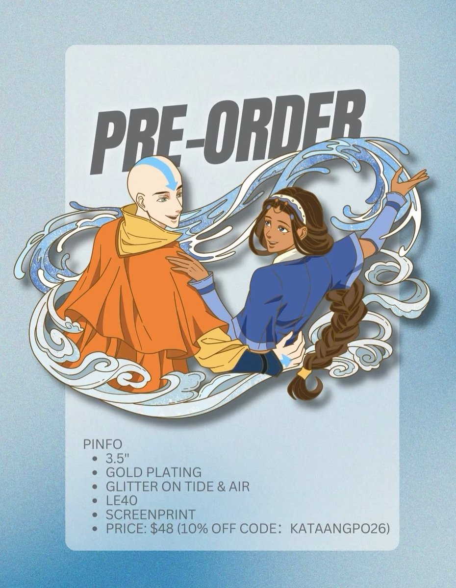 rosegoldreader's tweet photo. This #kataang pin goes up for preorder next Friday! 

Ig post here: https://t.co/2Fm4CQM8TL https://t.co/SsnKAEdkVe