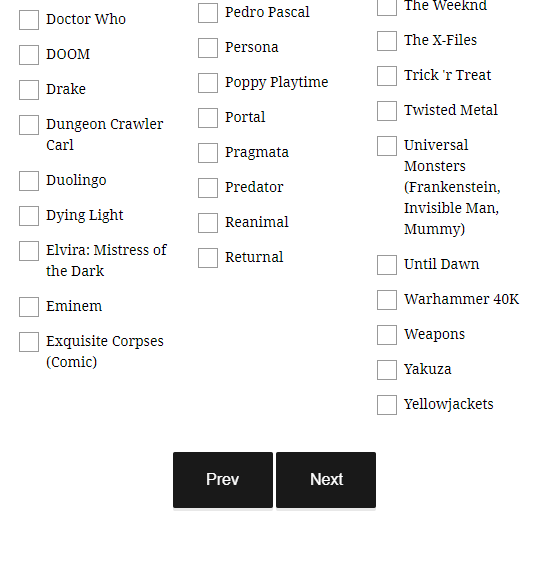 ChainsawMan4DBD's tweet photo. ALL LICENSES ON THE NEW SURVEY! https://t.co/nCCGTG9587