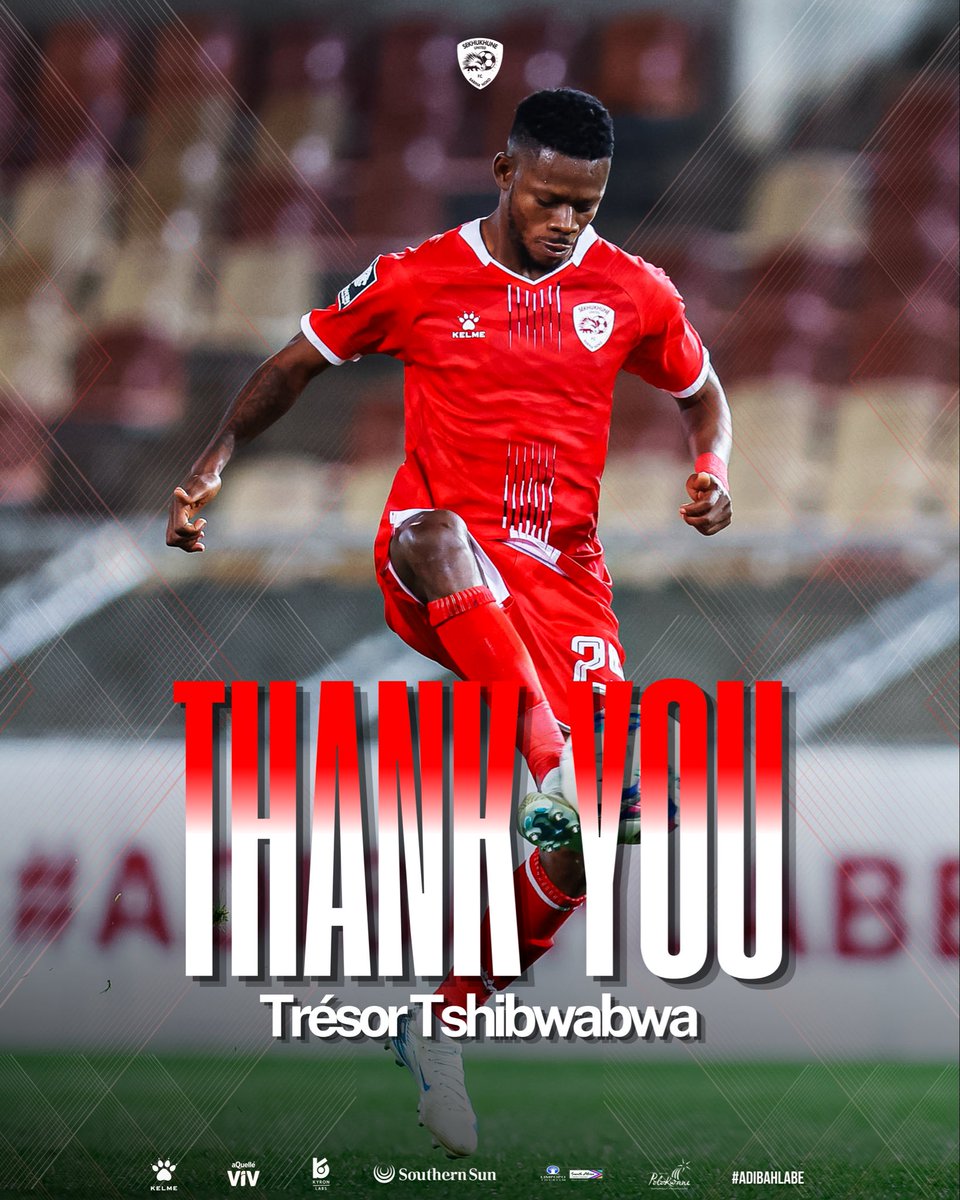 iDiskiTimes's tweet photo. 𝗚𝗢𝗡𝗘 ‼️

Sekhukhune United have confirmed the departure of Trèsor Tshibwabwa, Andy Boyeli on a mutual separation and Shaune Mogaila upon the expiry of his contract. https://t.co/5M43jHQ9S9