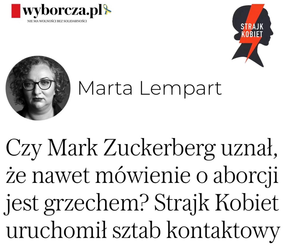 ProfesorPingwin's tweet photo. Stoję po stronie prawa Marka Zuckerberga do abortowania organizacji proaborcyjnych ze swojej platformy #prochoice https://t.co/gXhlfTuQKS