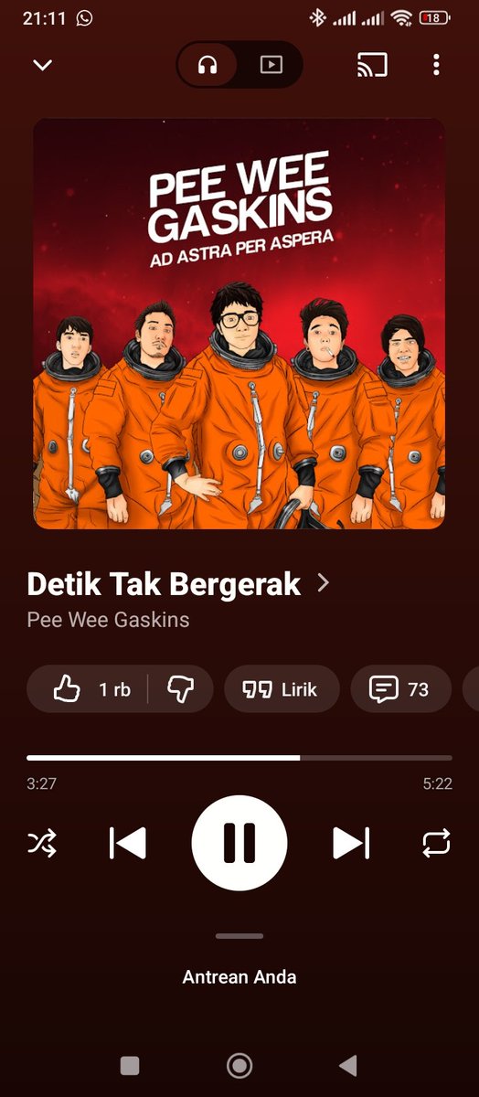 andi_mblb24's tweet photo. Masih menjadi teman baik di kala lelah di kalahkan dunia @PWGofficial @katadochi https://t.co/Ac7PIuUuUR