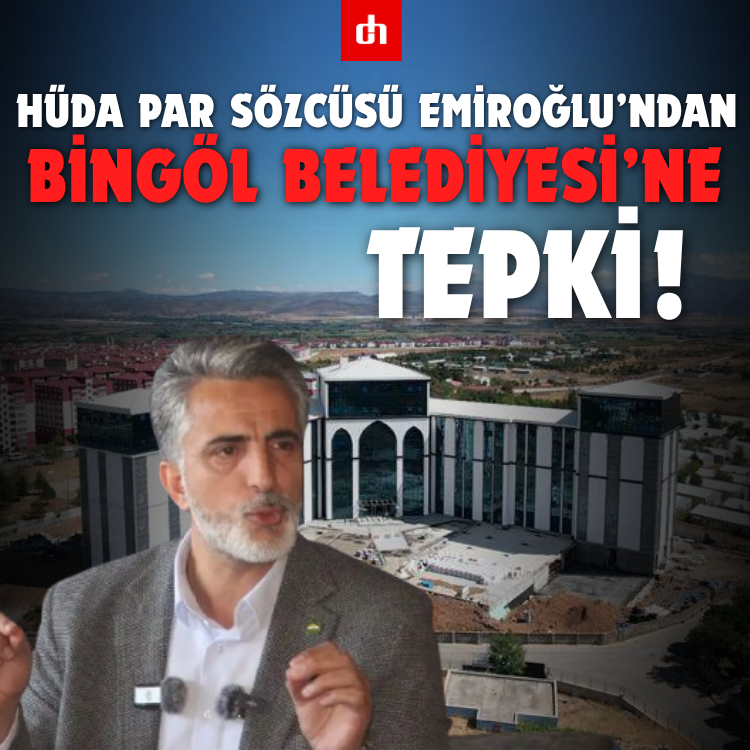 Dogruhaber's tweet photo. HÜDA PAR Sözcüsü Emiroğlu’ndan Bingöl Belediyesi’ne tepki!
 https://t.co/0JvPC3G7be https://t.co/7hyMEzNW6S