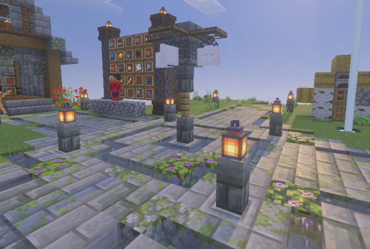 Anje_minecraft's tweet photo. 自鯖のイベントの簡単な広場⛲️

 #Minecraft
 #Minecraft建築コミュ
 #Minecraftbuilds https://t.co/cY02FIZLtG