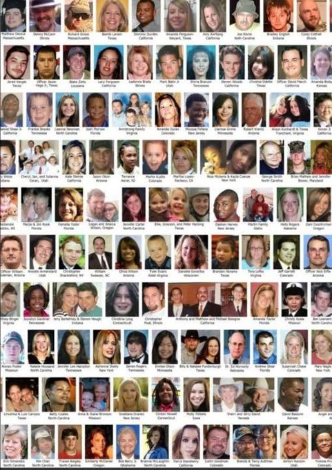 Bradley65val's tweet photo. @PattyMurray He tried to KILL the FEDERAL Officer w/his car. You are merely political. 

Do NOT pretend you care for people.  ALL these people are gone- DEAD - murdered, raped, and not once have you done anything to help or protect them. https://t.co/T7x2Xl4eg9