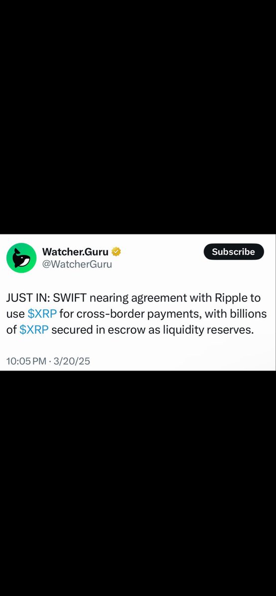 Jackzz_X's tweet photo. @Vet_X0 @CharuSan83 Swift needs Xrp. https://t.co/GeMggQzpWs