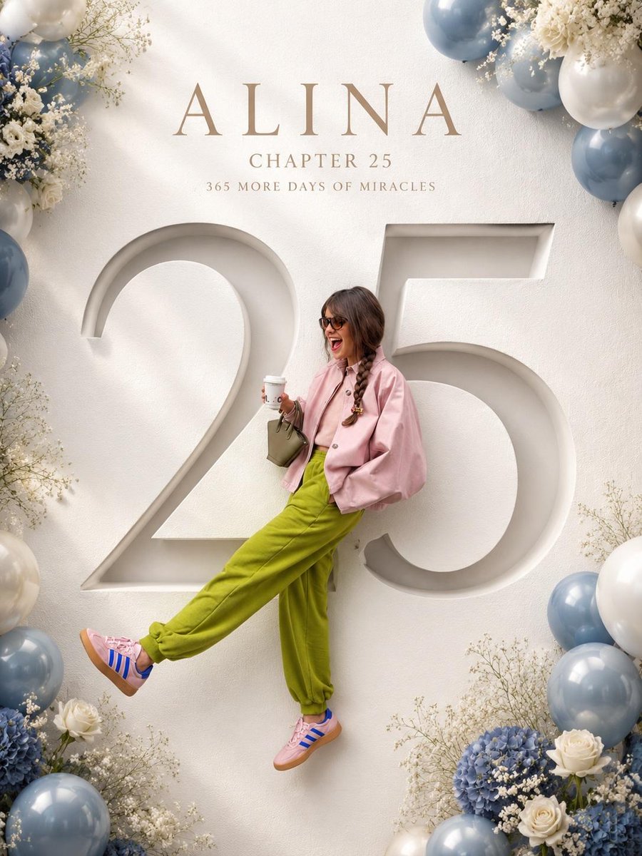 Minimalist Luxury Birthday Poster