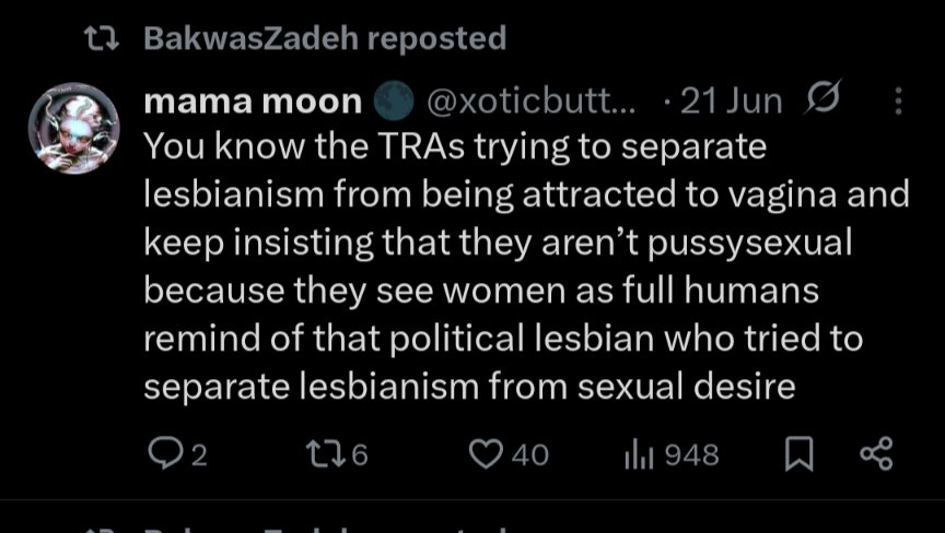 MountStHelen's tweet photo. @bakwaszadeh @KrungusP @grayyse me when I definitely don't hate trans women I just retweet terfs for fun https://t.co/Fd1rOlRsqX