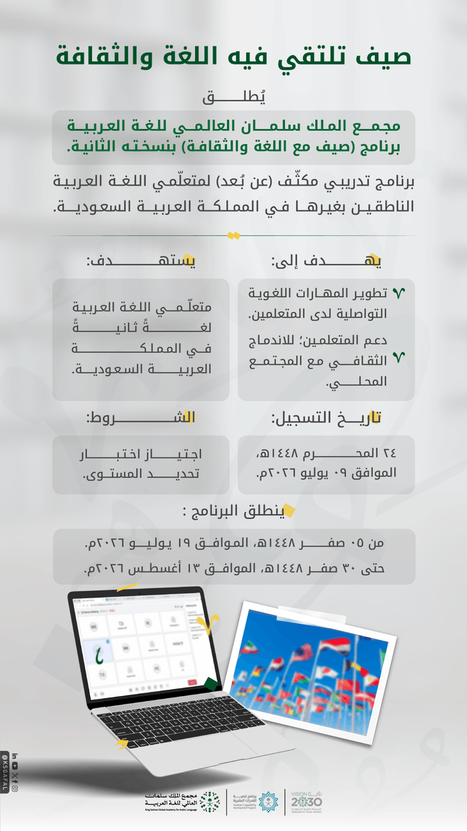 مجْمع الملك سلمان العالمي للغة العربية tweet media