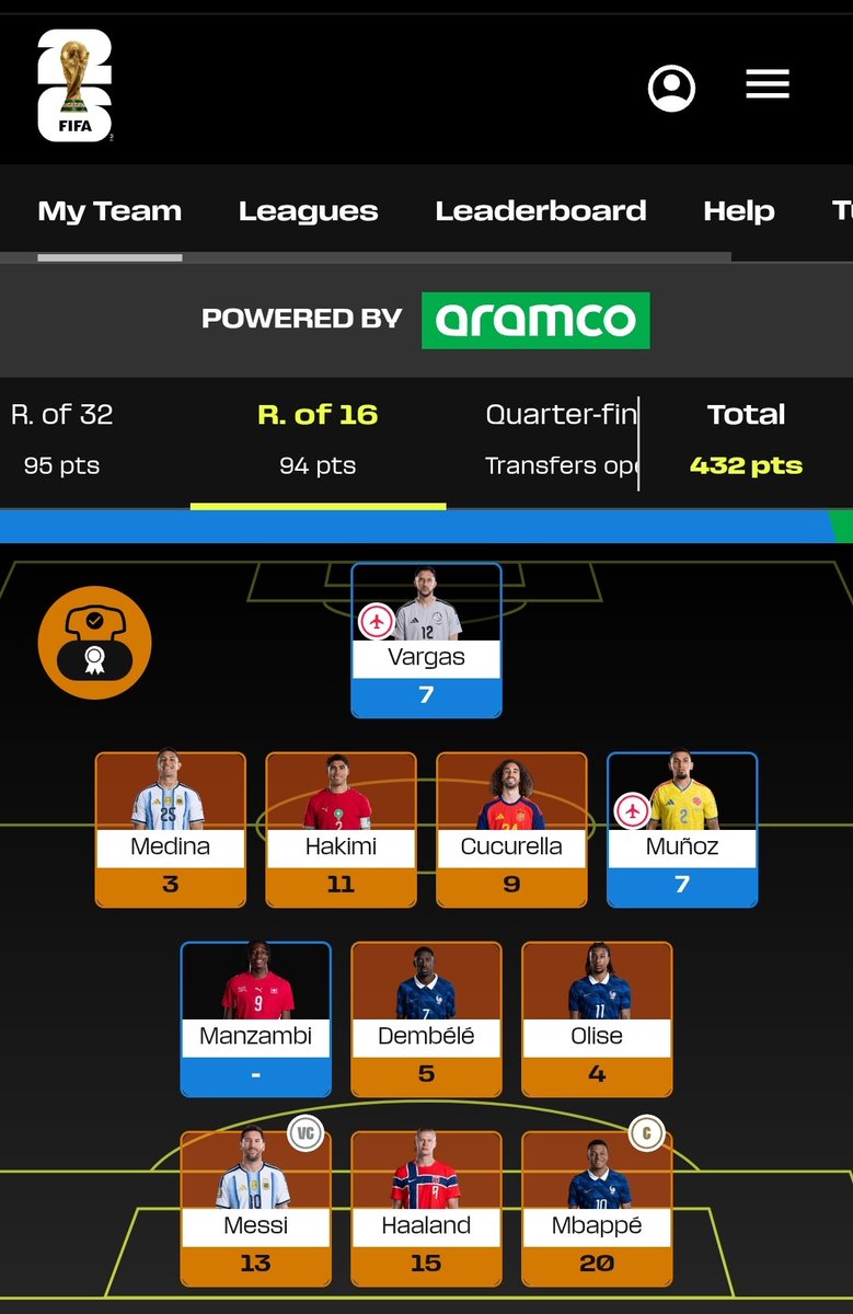 dineshrestha07's tweet photo. @FPL__S7S any suggestion for my team.. Why I did not get 22 points for Mbappe..it's bit strange... He scored 11 https://t.co/2bxWSmNEOW