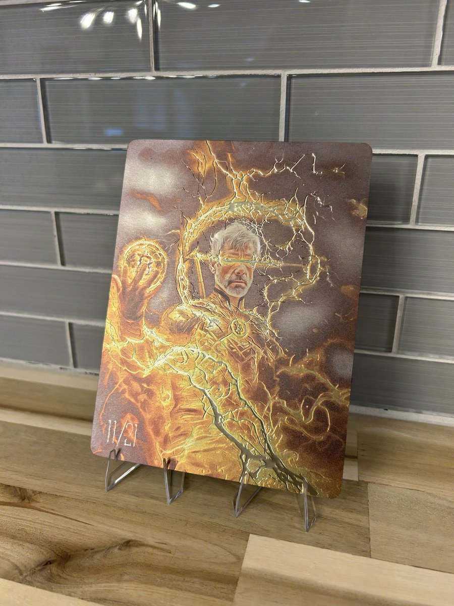 krisamola's tweet photo. @WorldofRusty this is RAD! @saylor it’s time for laser eyes! Sweet @btc_cards too! https://t.co/LX5eoKp2lV