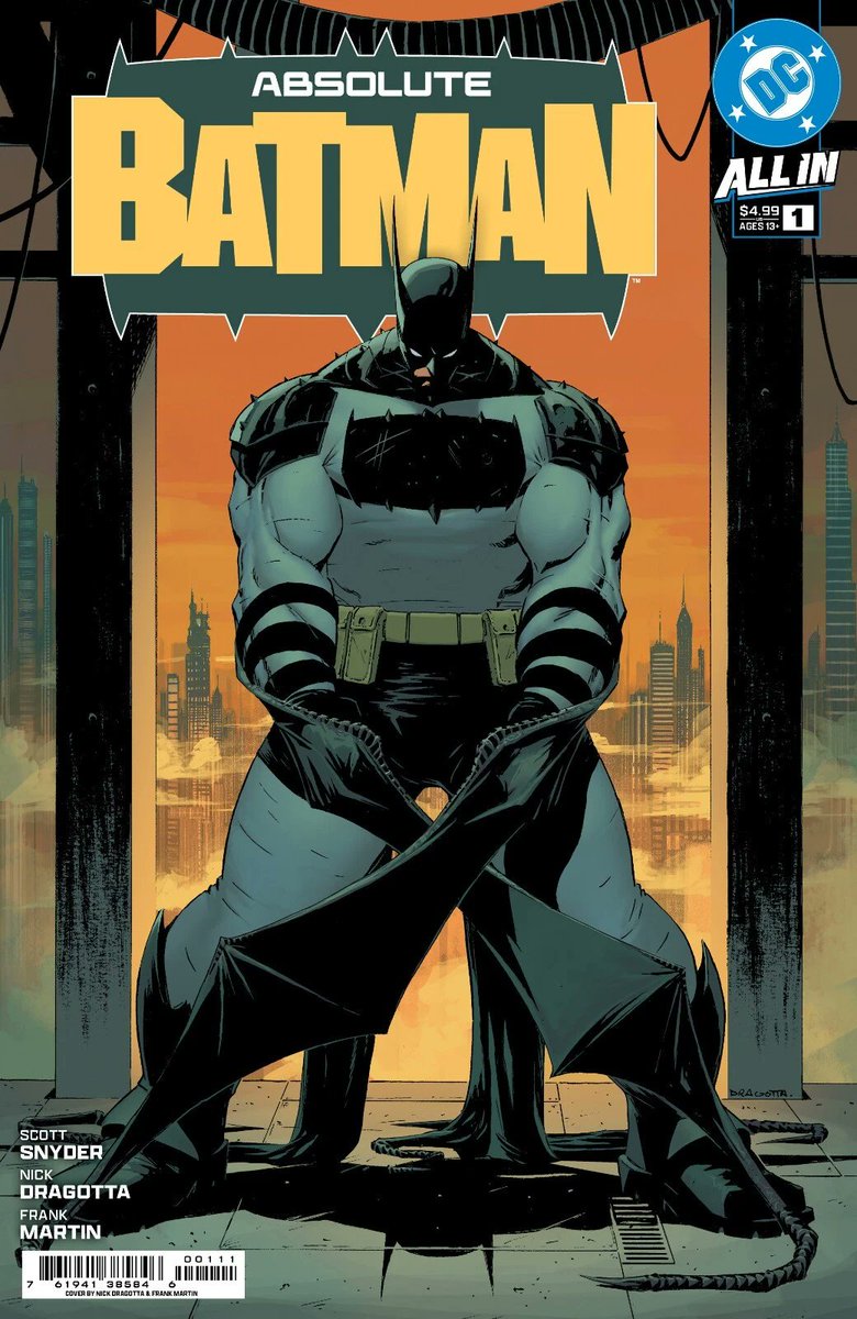 TCollective__'s tweet photo. Absolute Batman #1 Dragotta 9.8 around $600 and Jim Lee cardstock 1st print 9.8 around $400. both have been running, but a real nice breakout since animated series announcement with other prominent keys or covers in series. 

The best-selling launch of 2024 is turning into the modern key of 2026.
https://t.co/mTfNkWv2IQ