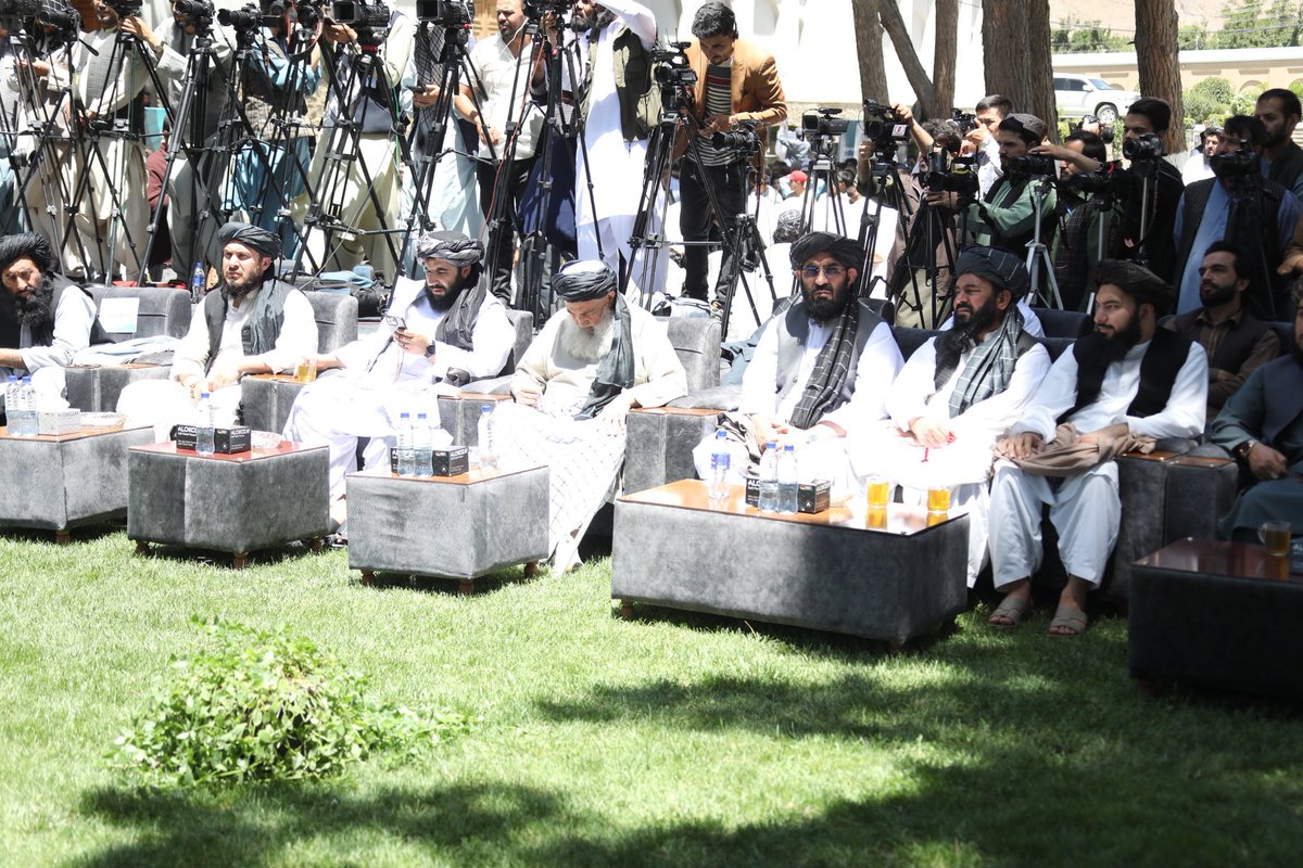 ARG_1880's tweet photo. The Deputy Prime Minister for Economic Affairs, Al-Haj Mullah Abdul Ghani Baradar Akhund, inaugurated the construction of the second major production plant at Jabal Saraj Cement Factory during a ceremony held today in Jabal Saraj District, Parwan Province. https://t.co/ycZ5PZJjcC