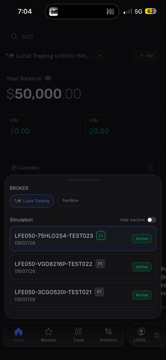 ob_risk's tweet photo. Decide to stop being a btc and take trading seriously. Posting daily until I reach 100k in payouts😭😂✌️

Had a rough beginning of the year running up some @Topstep 5 x 50k and blew a payout. 

Starting with a new foot forward today with these  @TradingLucid 3 x 50k. 
#futures https://t.co/VYnM3k6maX