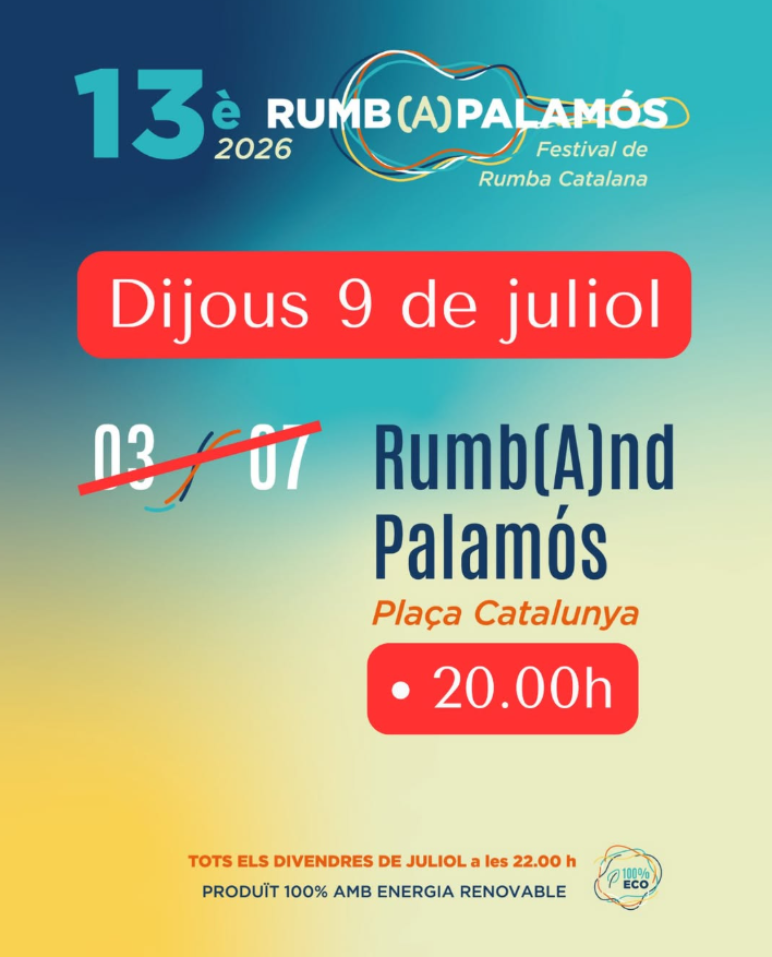 AjPalamos's tweet photo. Aquest vespre, concert de rumba a plaça Catalunya! https://t.co/JqlPpo5e1N