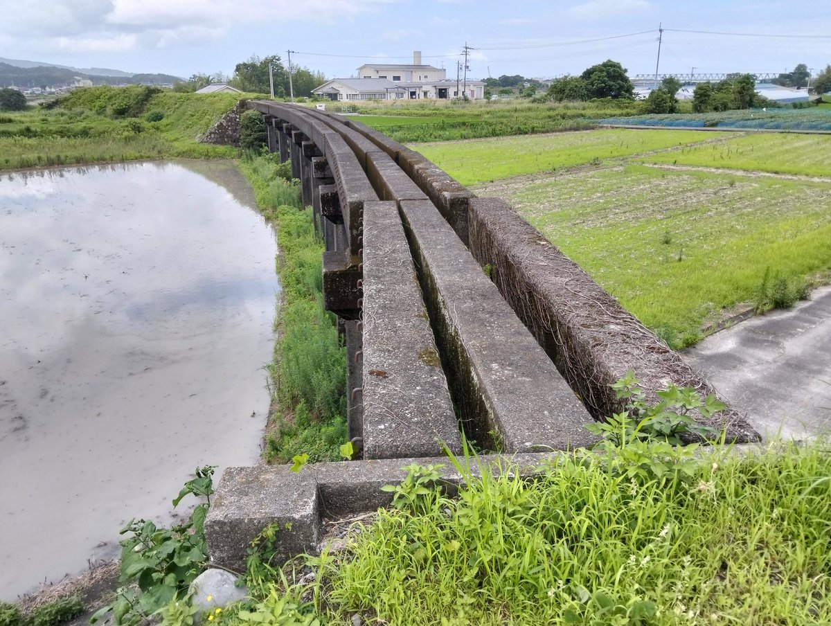 noto_UDON's tweet photo. 魚梁瀬森林鉄道 立岡二号桟道 https://t.co/trdagJmdpO