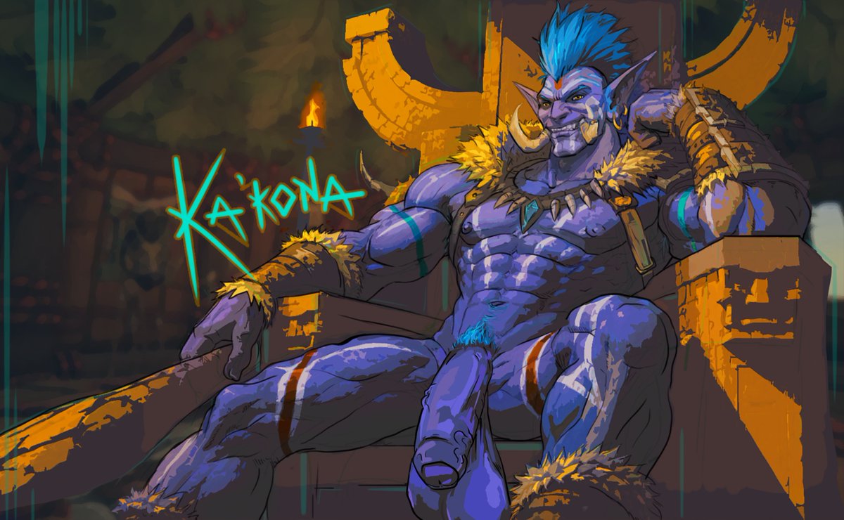 ScionArtwork's tweet photo. Wow, nearly two years since I last did one of these... Thanks for the commission! 

Hunky trolls are a fucking mood... https://t.co/1X7qE4tA24